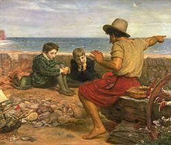 מספר סיפורים. ציור מאת ג'ון אוורט מיליי, 1870