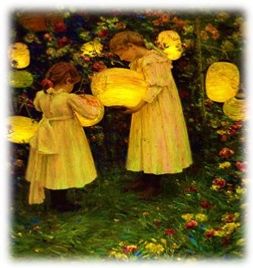 Luther Emerson Van Gorder Japanese Lanterns Circa 1895: Art Print